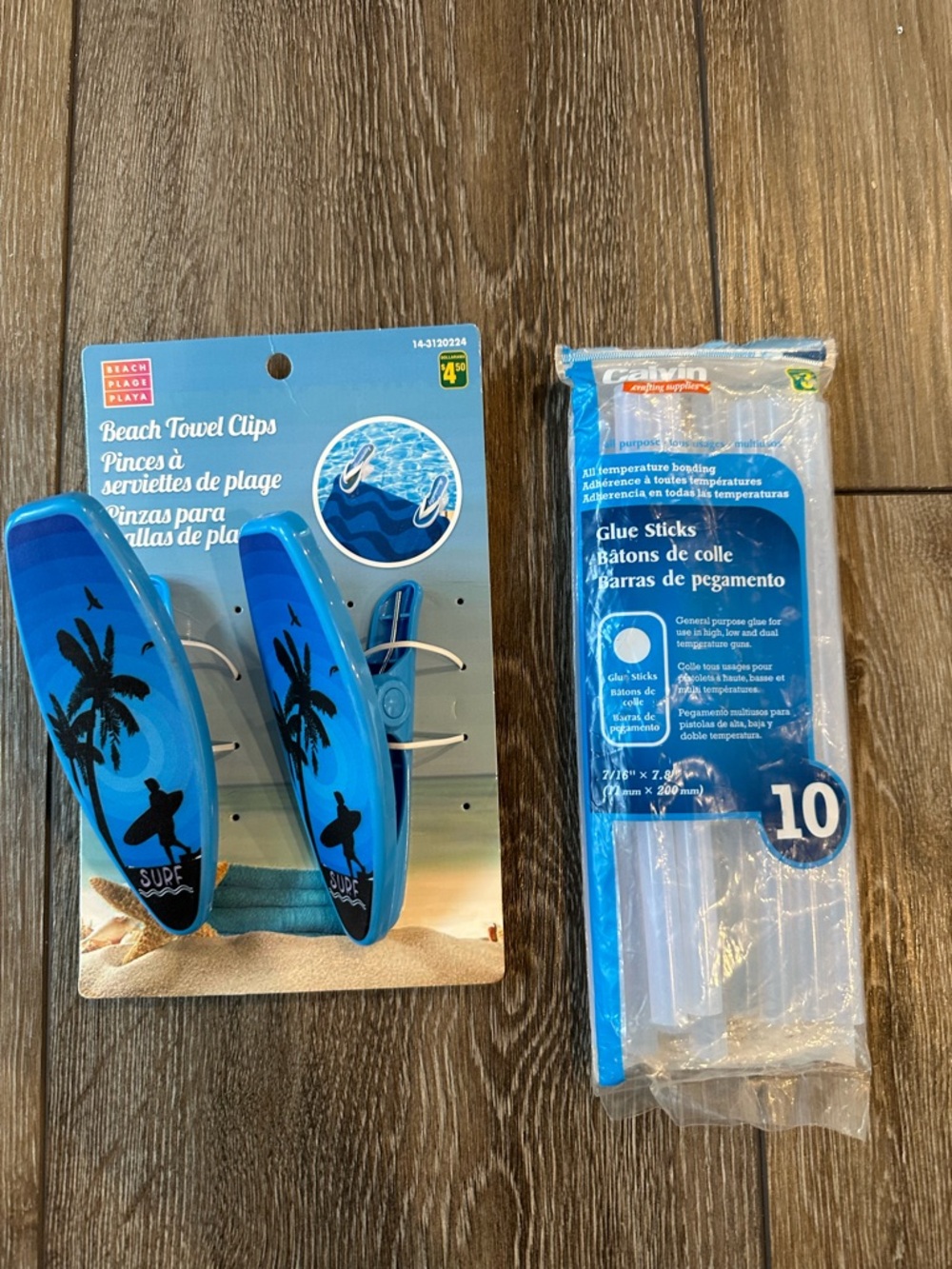 🌞Sale 3 for $15 Beach Towel Clips + 10 glue gun sticks